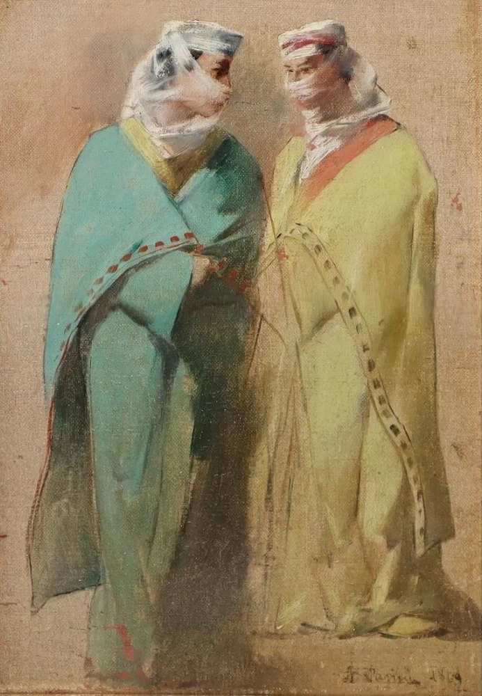 Donne in abiti orientali, 1869
